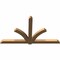 Ekena Millwork Redmond Smooth Timber Gable Bracket, Western Red Cedar, 96"W x 56"H x 3 1/2"D x 5 1/2"F, 14/12 Pitch GBW096X56X0406RED00SWR - alternate 5